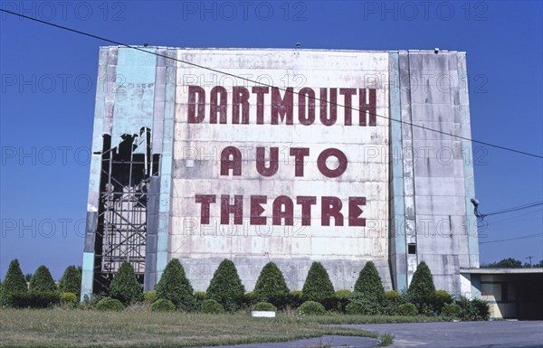 1980s America -  Dartmouth Auto Theater, Dartmouth, Massachusetts 1984