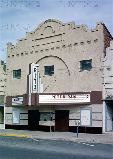 1970s America -  Ritz Theater, Council Grove, Kansas 1977
