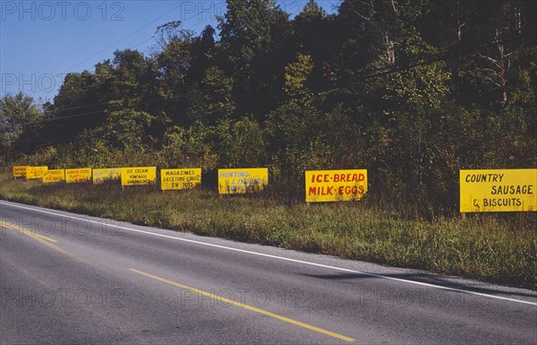 1970s America - Billboards, Pegram, Tennessee 1979