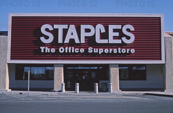 2000s America - Staples Office Superstore, Yuma, Arizona 2003