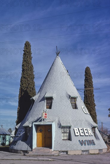 1970s America -  Geronimo's Castle Bar, Bowie, Arizona 1979