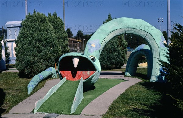 1980s America -  Sir Goony mini golf, Route 202 at Spring Lake Rec Center, Chadds Ford, Pennsylvania 1985
