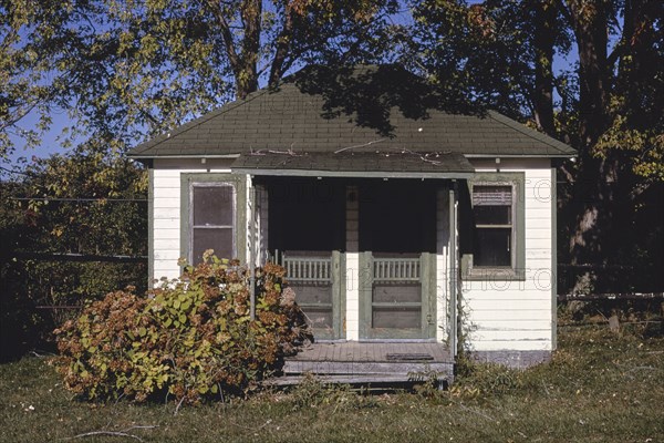 1990s United States -  Old cabins, east of Leesville, Leesville, New York 1995