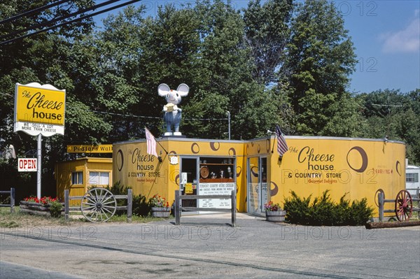 1970s America - The Cheese House, Sturbridge, Massachusetts 1977