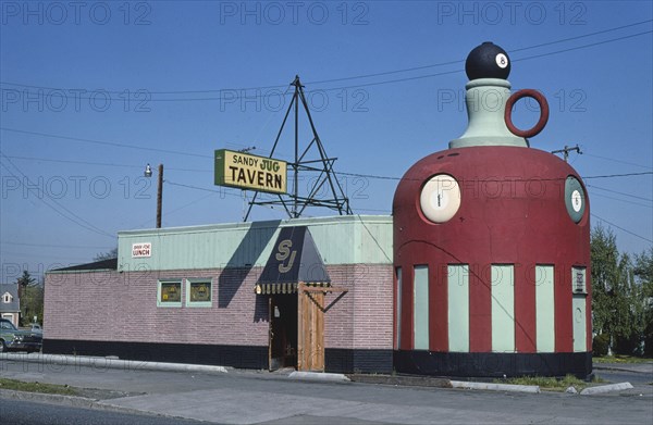 1970s America -  Sandy Jug Tavern, Portland, Oregon 1976