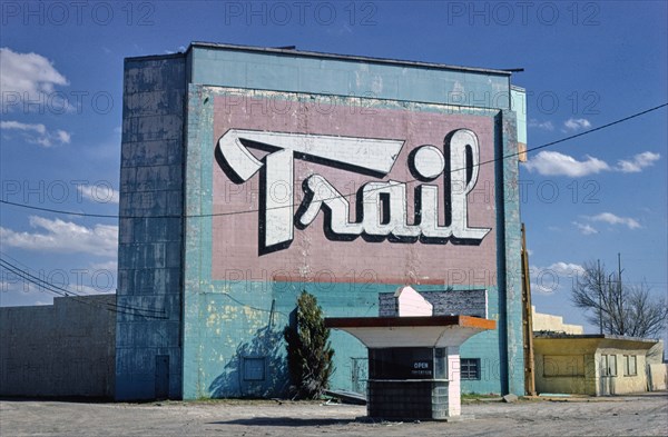 1970s America -  Trail Drive-In, Amarillo, Texas 1977