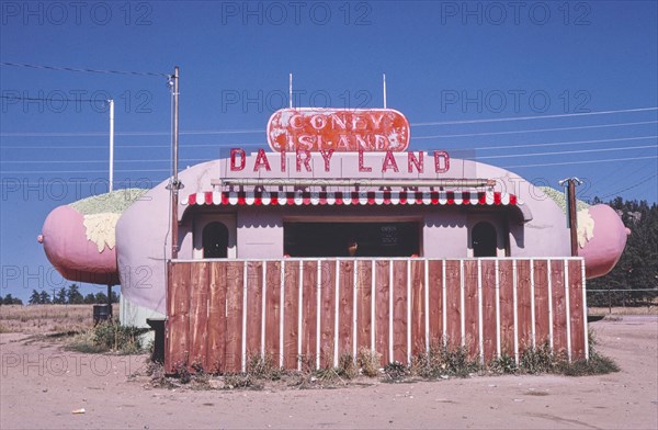 1980s America -  Coney Island Dairyland, Route 285, Aspen Park, Colorado 1980