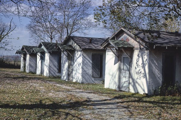 1970s United States -  Cabins, Mount Vernon, Missouri 1979