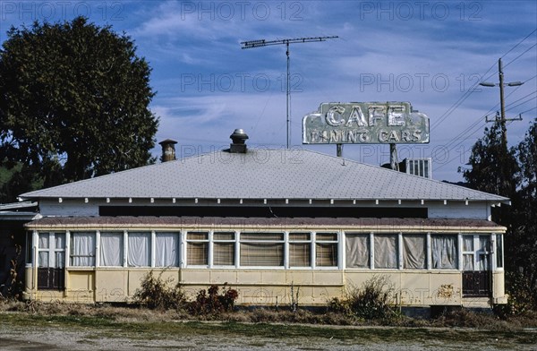 1980s America - Dining Cars Cafe, Buellton, California 1985