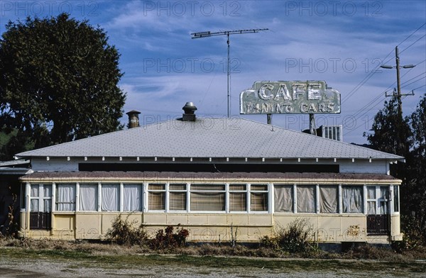 1980s America -   Dining Cars Cafe, Buellton, California 1985