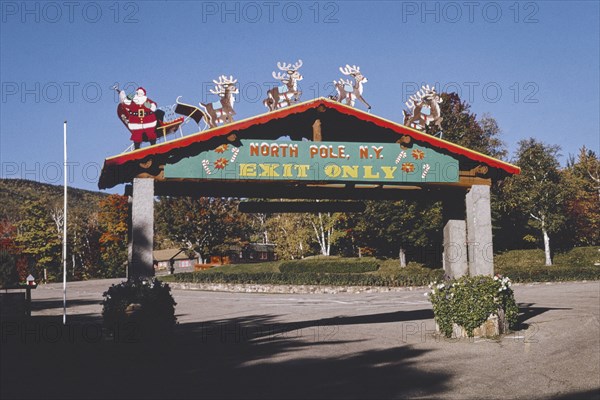 1990s America -   Santa's Workshop, North Pole, New York 1995