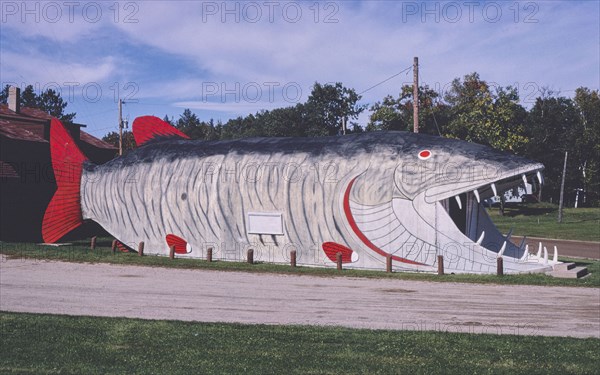 1980s America -  Big Fish Supper Club, Bena, Minnesota 1980