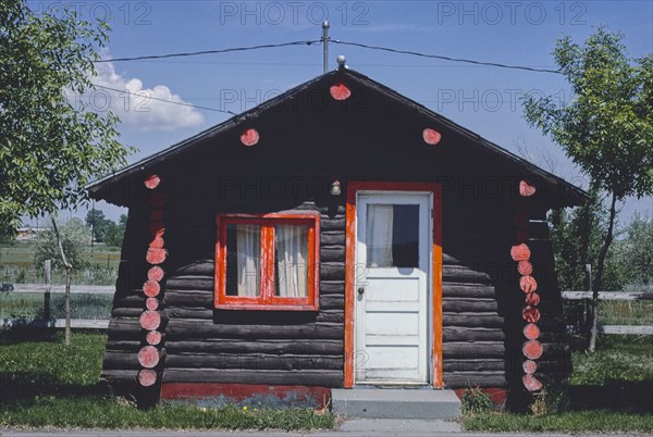 1980s United States -  Louie's Cabin, Laurel, Montana 1980