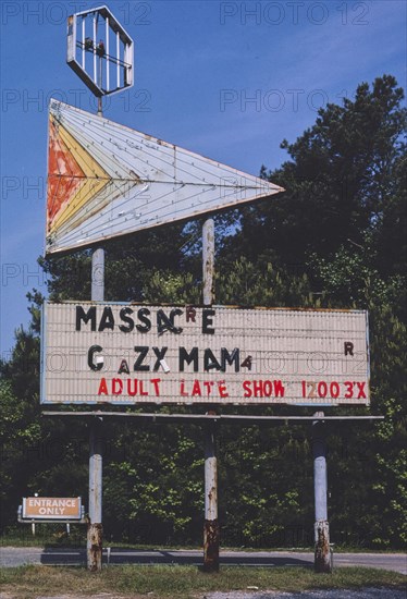 1980s America -  Selma Drive-In, Selma, Alabama 1982