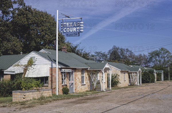 1970s United States -  Texas Court, Forrest City, Arkansas 1979