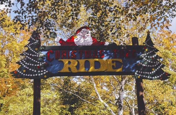 1990s America -   Santa's Workshop, North Pole, New York 1995