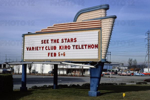 1970s America -  Duwamish Drive-In, Seattle, Washington 1977