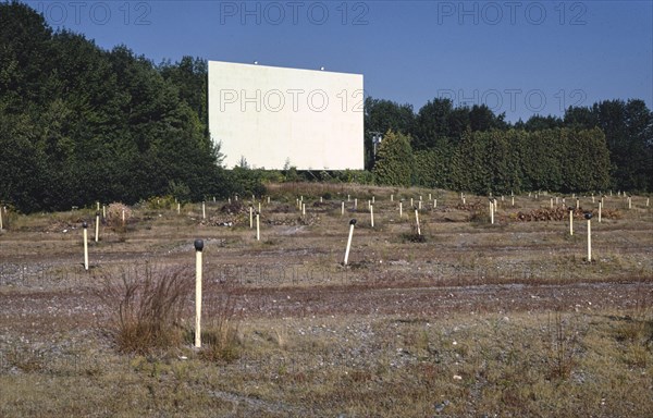 1980s America -  Shrewsbury Drive-In, Shrewsbury, Massachusetts 1984