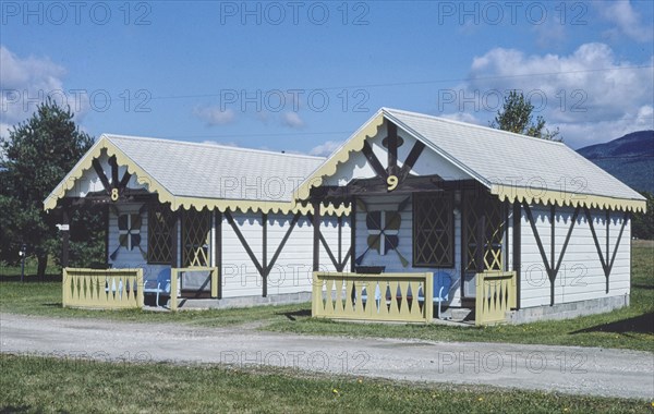 1980s United States -  Motel Snow Bound, Manchester, Vermont 1984