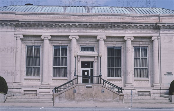 2000s United States -  Post Office, central detail, Kokomo, Indiana 2004