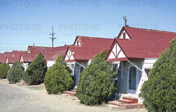 1970s United States -  English Motel, Amarillo, Texas 1977