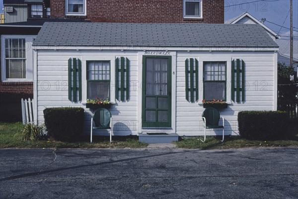 1980s United States - Seven Gables Motel, Hampton Beach, New Hampshire 1984