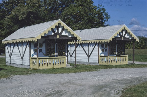 1980s United States -  Motel Snow Bound, Manchester, Vermont 1984