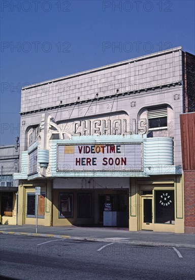 1980s America - Chehalis Theater, Chehalis, Washington 1987