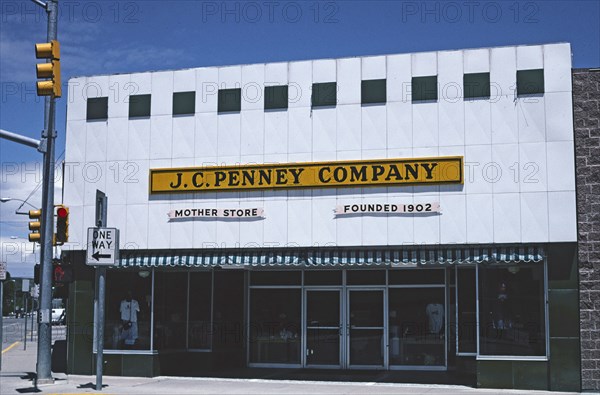2000s America -  JC Penny mother store, Kemmerer, Wyoming 2004