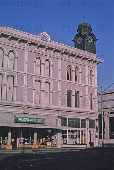 2000s United States -  Masonic Temple, Petaluma Boulevard and Western Avenue, Petaluma, California 2003