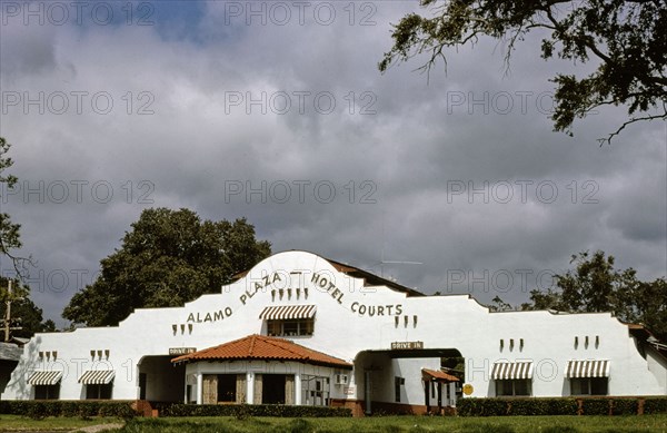 1970s United States -  Alamo Plaza Hotel Courts, Gulfport, Mississippi 1979