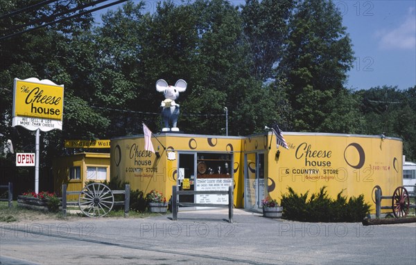 1970s America - The Cheese House, Sturbridge, Massachusetts 1977