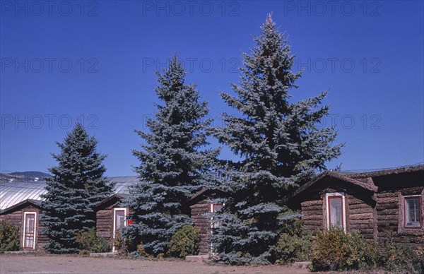 1980s United States -  Horseshoe Motel, Eagle Nest, New Mexico 1980