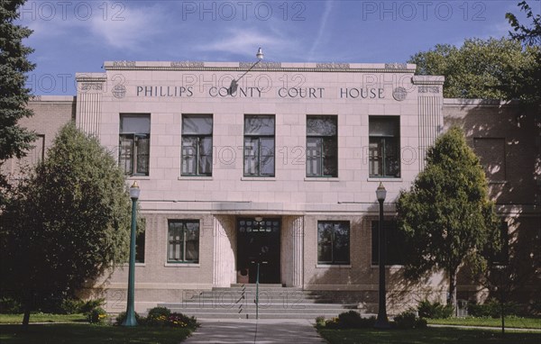 1990s United States - Phillips County Courthouse, South Interocean Avenue, Holyoke, Colorado 1993