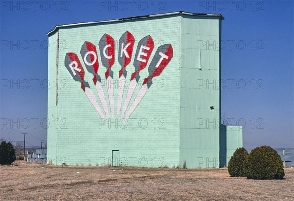 1970s America -  Rocket Drive-In, Sweetwater, Texas 1979