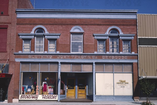 1980s America -  John Tracy & Co Clothing, Marysville, Kansas 1988