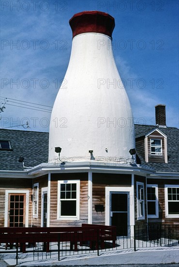 2000s America -  Frates Dairy milk bottle, New Bedford, Massachusetts 2005