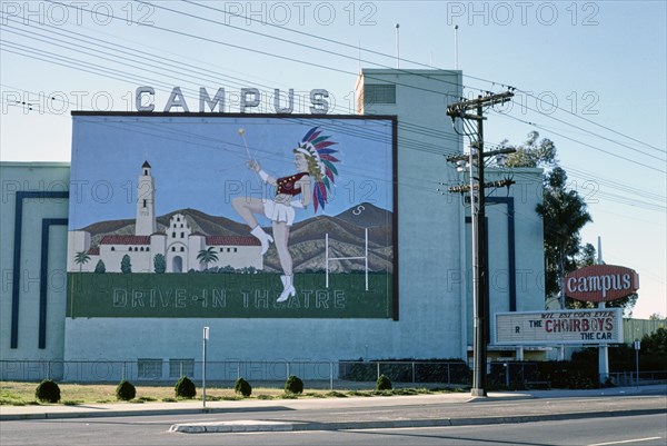 1970s America -  Campus Drive-In, San Diego, California 1978