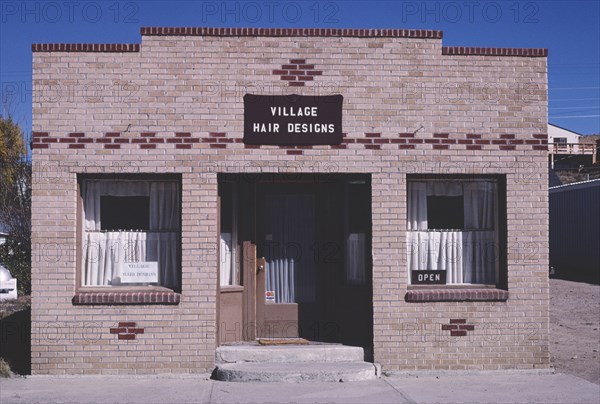 1980s America -  Village Hair Design, Granby, Colorado 1980