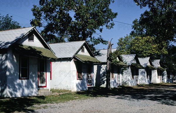 1980s United States -  Mark's Motel, Mountain Home, Arkansas 1980