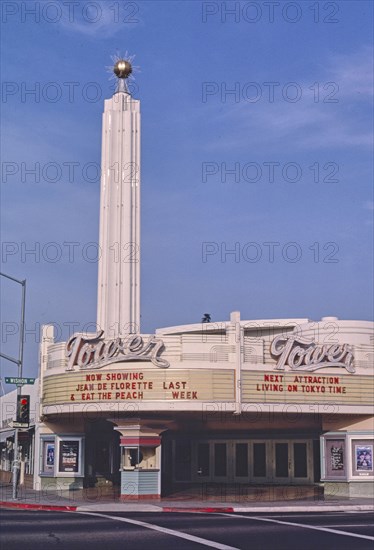 1980s America -  Tower Theater, Fresno, California 1987