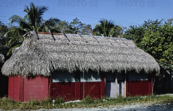 1980s United States -  Seminole, Indian Village Stand, Route 41, Florida 1980