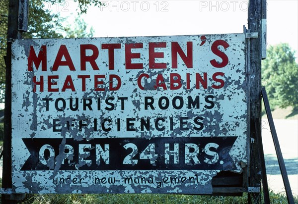 1970s United States -  Marteen's Cabins, Marlboro, New York 1976