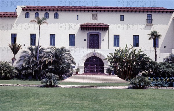 1970s United States -  Municipal Building, Santa Barbara, California 1976