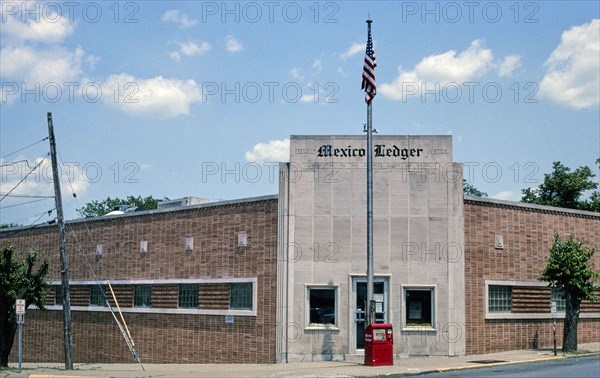 2000s America -  Mexico Ledger, Love and Washington Streets, Mexico, Missouri 2003