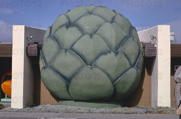 1990s America -   Giant artichoke, Castroville, California 1991