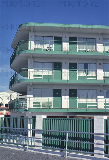 1980s United States - Island Motel, Atlantic City, New Jersey 1985