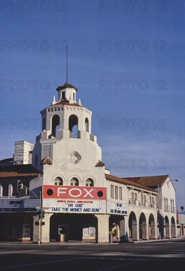 1970s America - Fox Theater, Riverside, California 1978