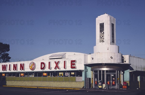 1970s America -  Winn Dixie Super Market, Jacksonville, Florida 1979