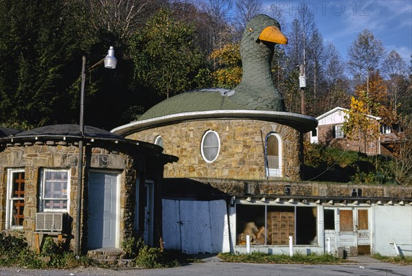 1970s America -   Mother Goose Market, Route 476, Hazard, Kentucky 1979